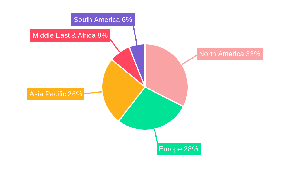 Alumina Bulletproof Ceramics Market Share by Region - Global Geographic Distribution