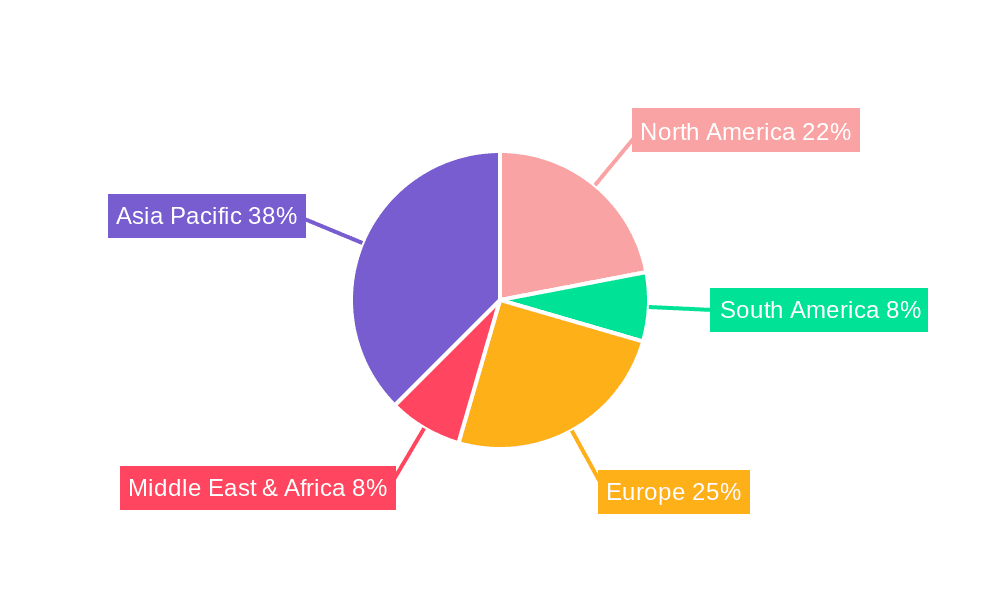 Aluminum Tube Market Share by Region - Global Geographic Distribution