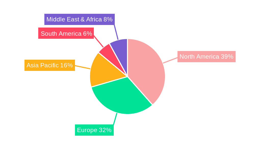 Alzheimer's Drugs Market Share by Region - Global Geographic Distribution