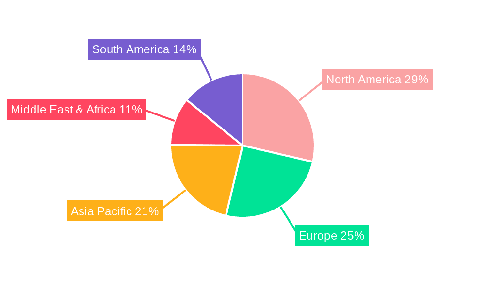 Aminoglycoside Antibiotics Market Share by Region - Global Geographic Distribution