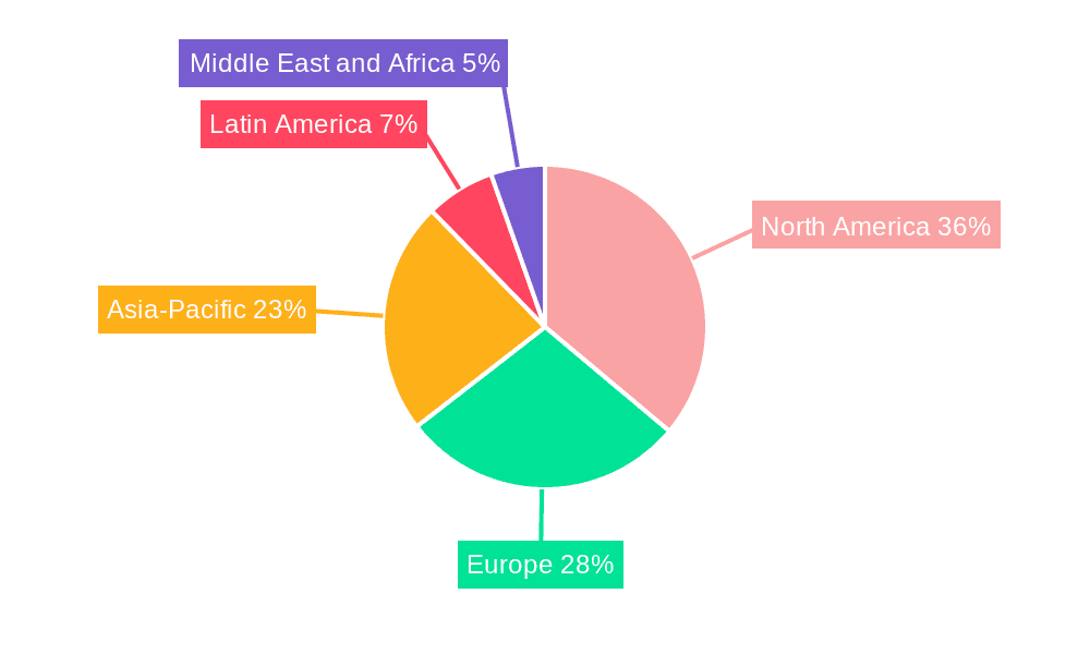 Amorphous Soft Magnetic Materials Market Market Share by Region - Global Geographic Distribution