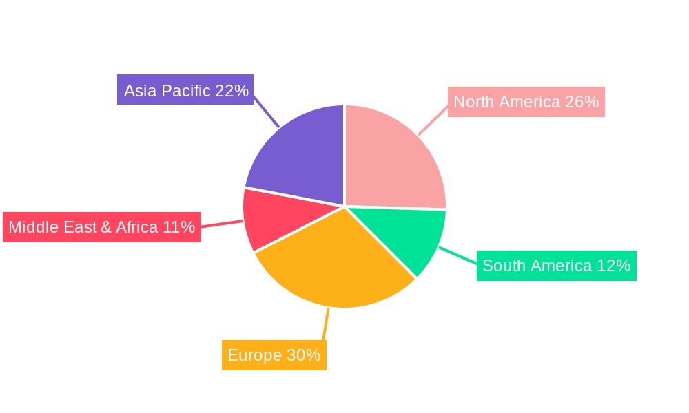 Amoxicillin Antibiotic Market Share by Region - Global Geographic Distribution