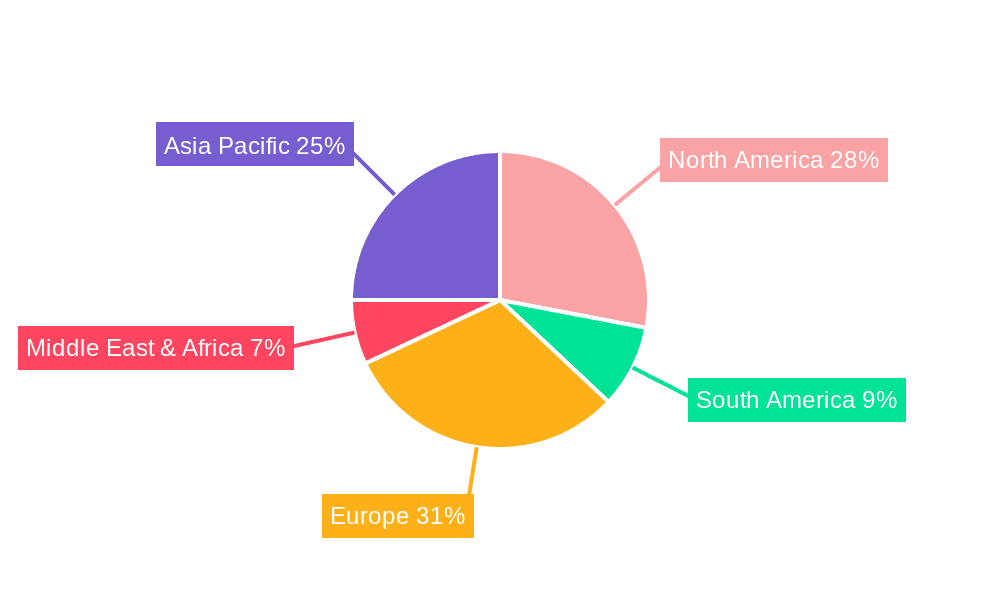 Anhydrous Magnesium Citrate Market Share by Region - Global Geographic Distribution