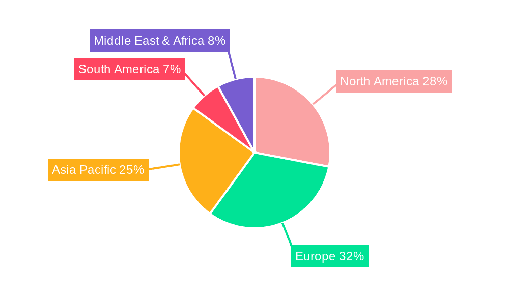 Apple Fibre Market Share by Region - Global Geographic Distribution