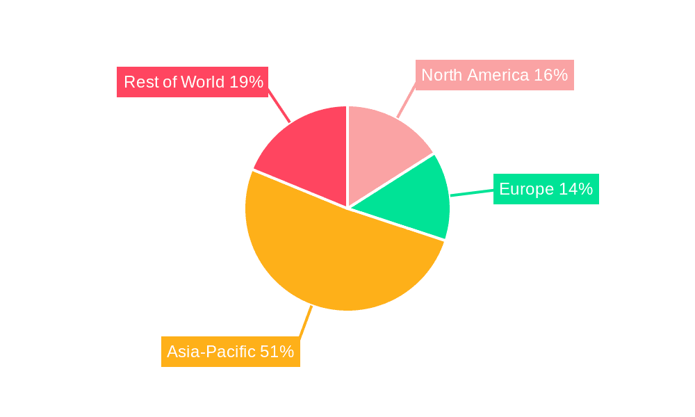 Artificial Zeolite Market Share by Region - Global Geographic Distribution