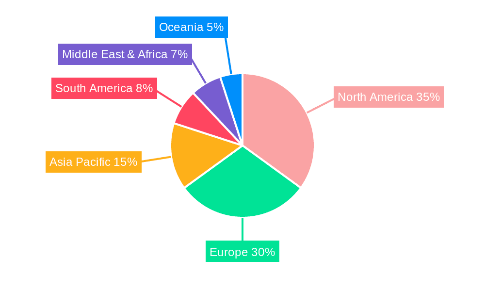 Atenolol Transdermal Gel Market Share by Region - Global Geographic Distribution