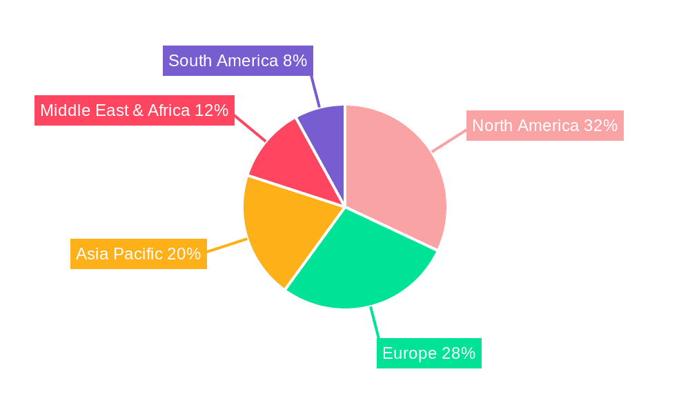 Aviation Oil Analysis Service Market Share by Region - Global Geographic Distribution