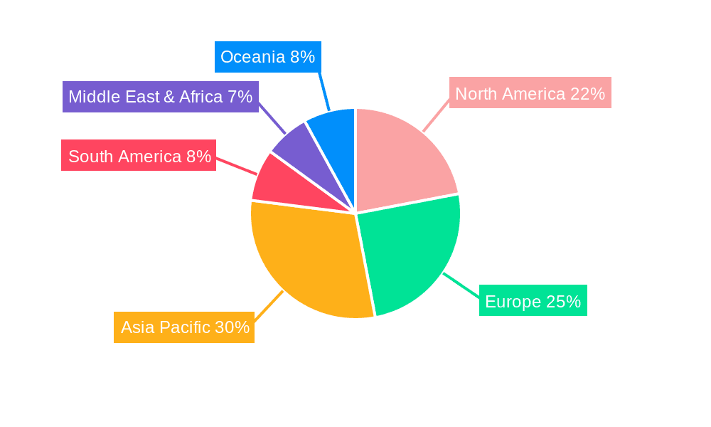 Baby and Toddler Clothing Market Share by Region - Global Geographic Distribution