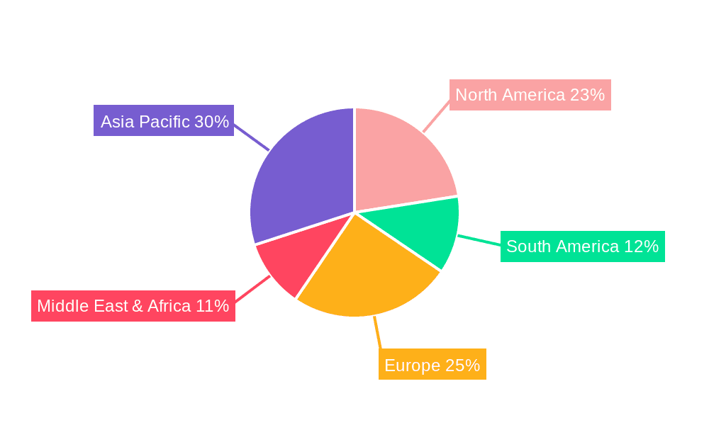 Bamboo Toothbrush Market Share by Region - Global Geographic Distribution