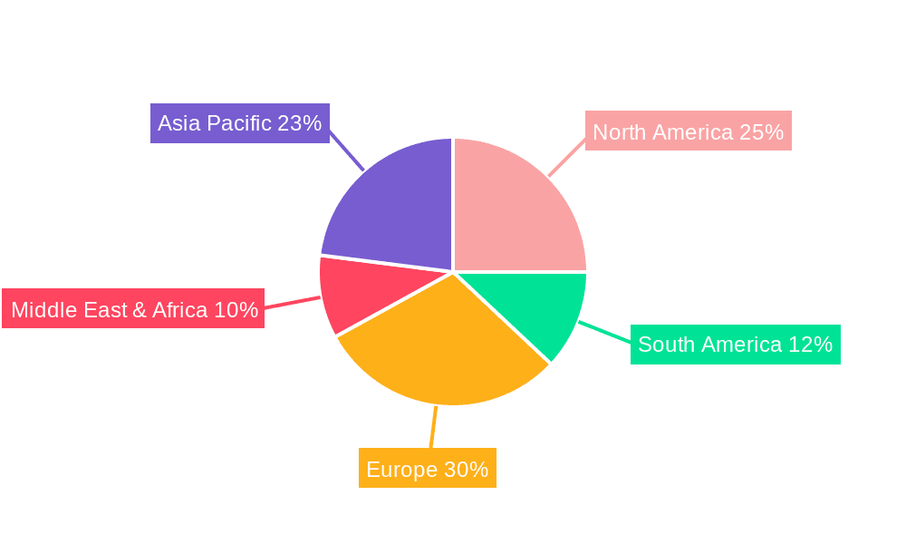 Bathroom Floor Mats Market Share by Region - Global Geographic Distribution