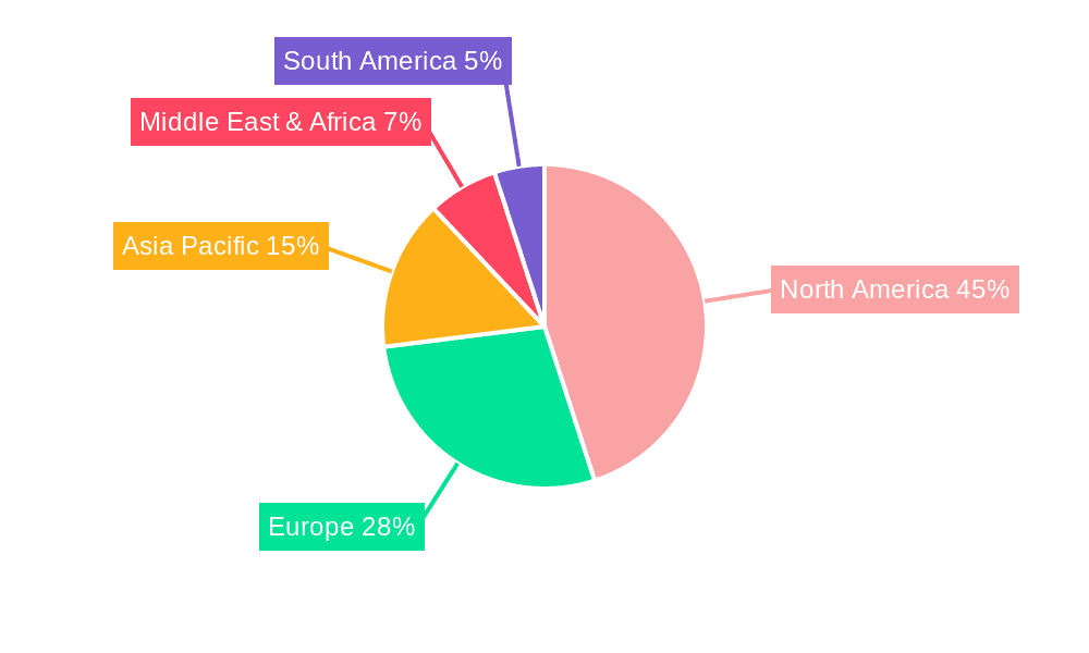 Behavioral Health Services Market Share by Region - Global Geographic Distribution