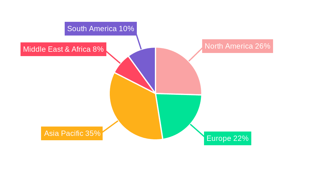 Binocular Full-color AR Glasses Market Share by Region - Global Geographic Distribution