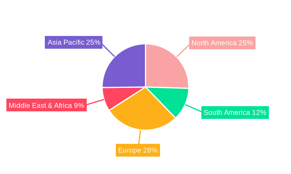 Bio Polyols Market Share by Region - Global Geographic Distribution