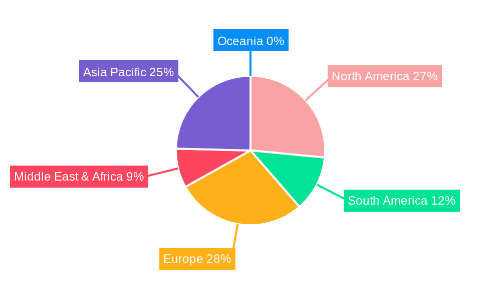 Biodegradable Foam Food Container Market Share by Region - Global Geographic Distribution