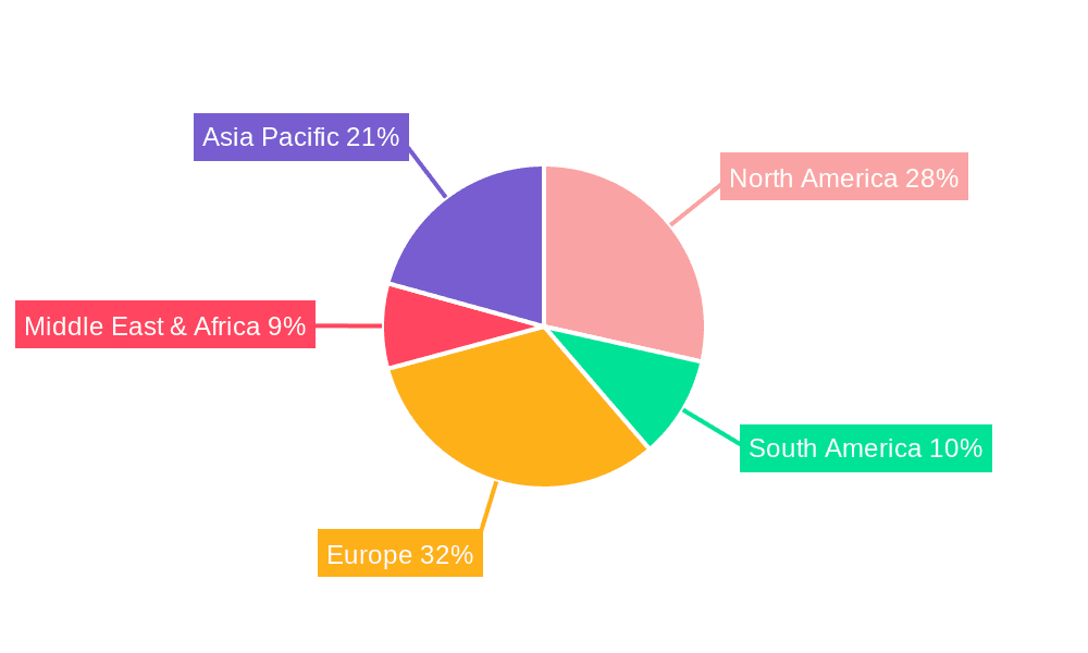 Biodegradable Wipes Market Share by Region - Global Geographic Distribution