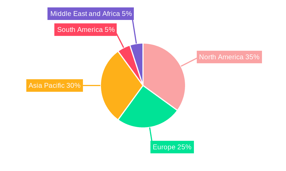 Bleaching Clay Market Market Share by Region - Global Geographic Distribution