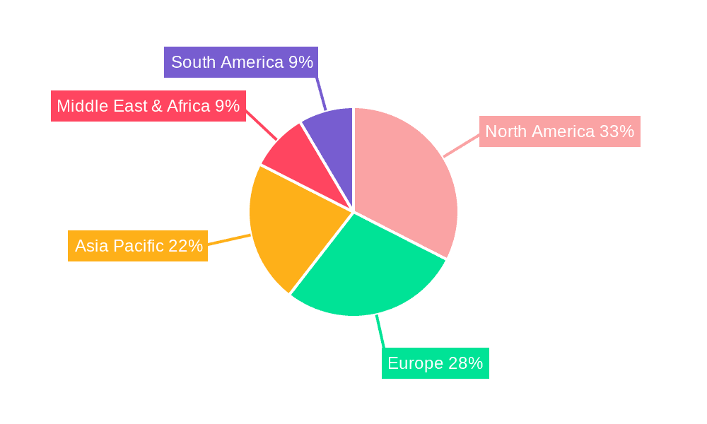 Border Security System Market Share by Region - Global Geographic Distribution