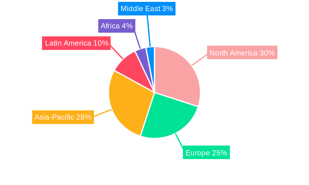 Bottled Beer Market Share by Region - Global Geographic Distribution