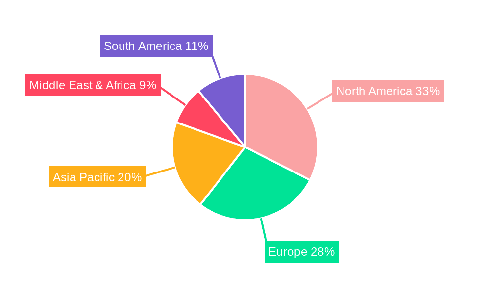 Bucket Dollys Market Share by Region - Global Geographic Distribution