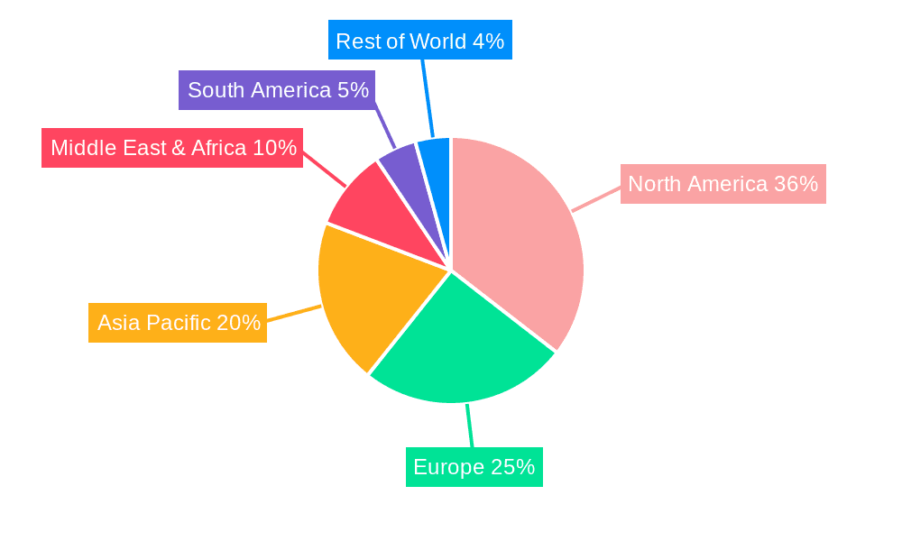 Bulletproof Ceramic Plate Market Share by Region - Global Geographic Distribution
