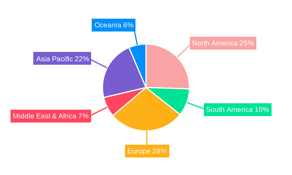 Buoy Monitoring System Market Share by Region - Global Geographic Distribution