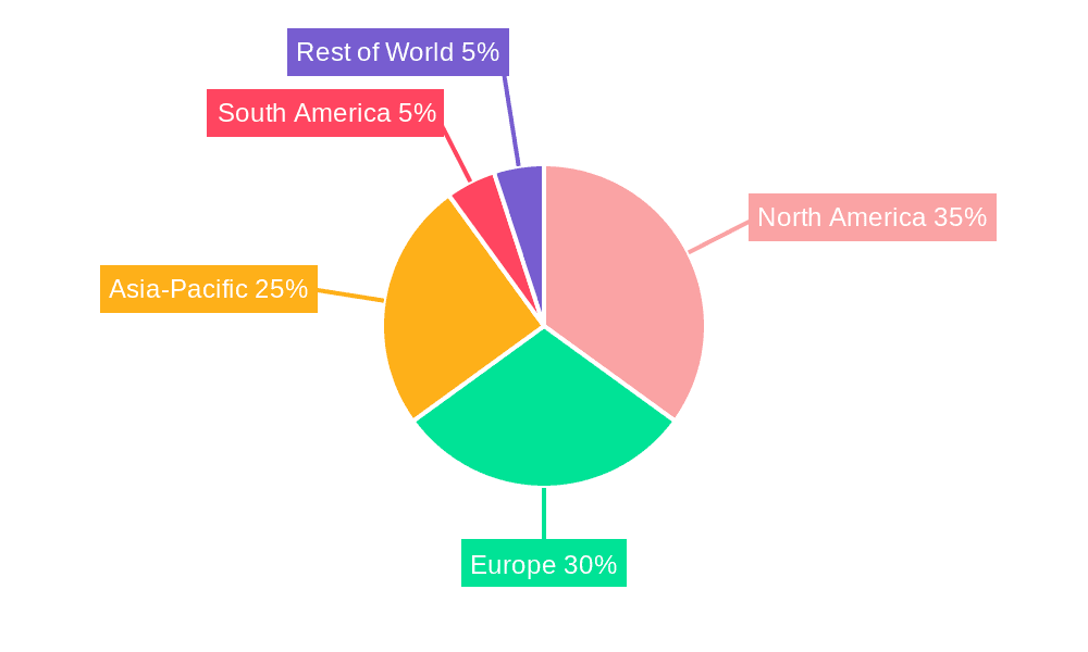 Bus Noise Reduction Material Market Share by Region - Global Geographic Distribution