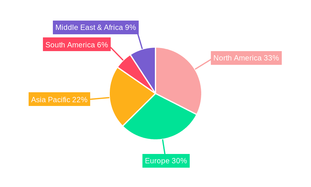 Business Valuation Service Market Share by Region - Global Geographic Distribution