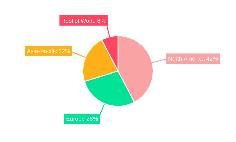 Buy Now Pay Later Market Market Share by Region - Global Geographic Distribution