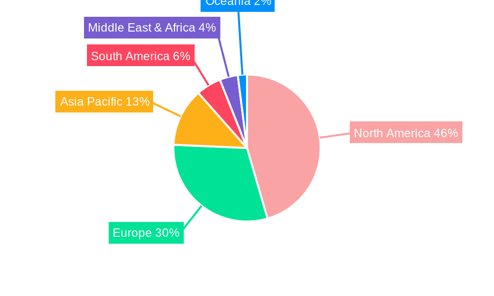 CBD Skin Care Market Share by Region - Global Geographic Distribution