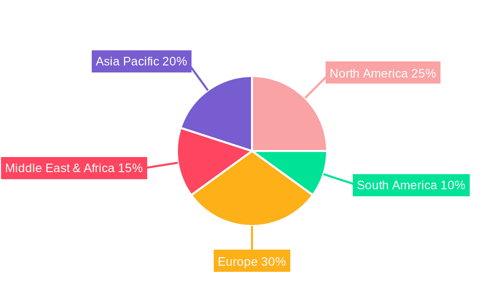 Calcium Gluconate And Sodium Chloride Injection Market Share by Region - Global Geographic Distribution