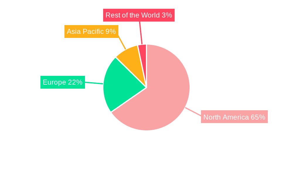 Cannabis Beverages Market Market Share by Region - Global Geographic Distribution