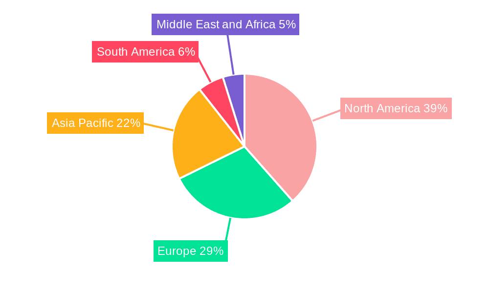 Canned Food Market Market Share by Region - Global Geographic Distribution
