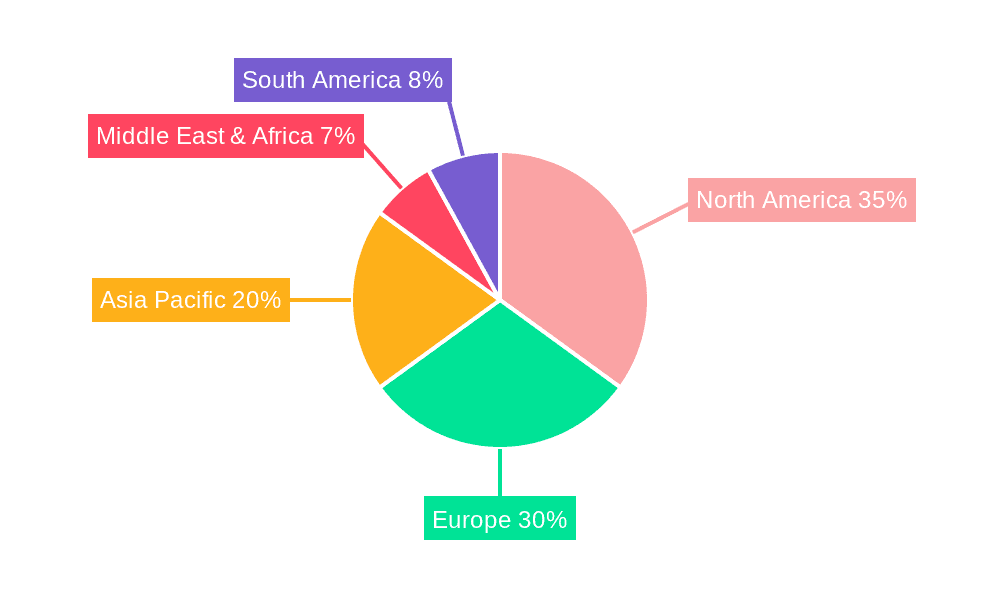 Cesium Iodide Crystal Detector Market Share by Region - Global Geographic Distribution