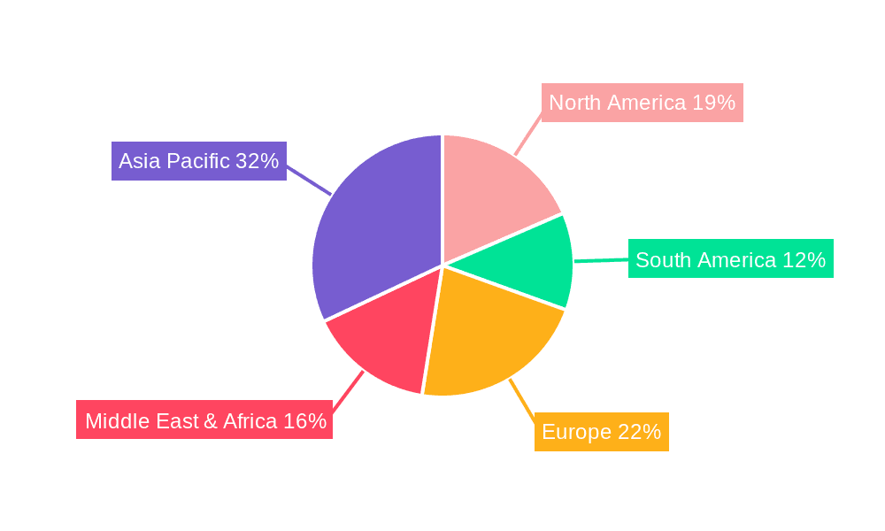 Cholera Treatment Market Share by Region - Global Geographic Distribution
