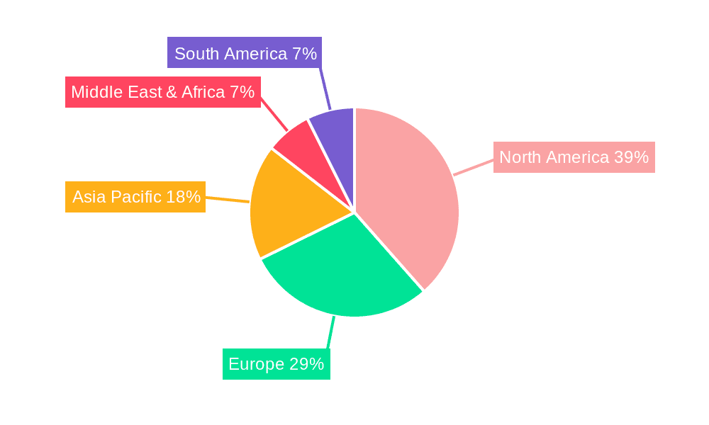 Chronic Disease Management Solution Market Share by Region - Global Geographic Distribution