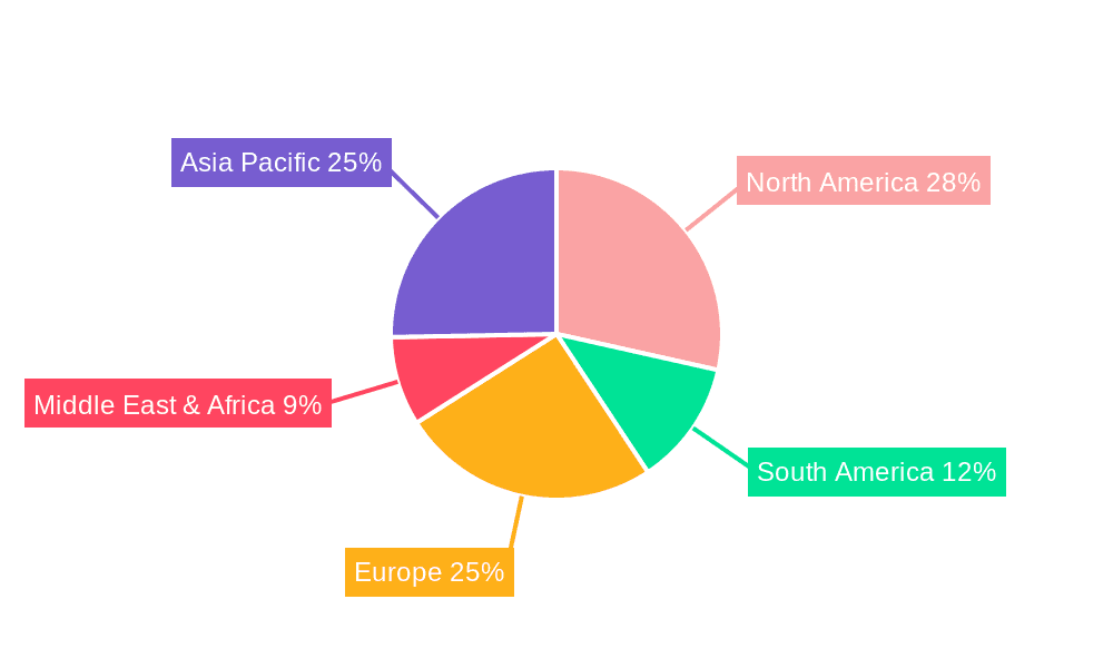 Cinnamon Bark Extract Powder Market Share by Region - Global Geographic Distribution