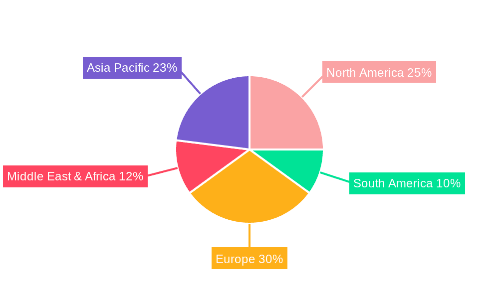 Cinnamon Leaf Oil Market Share by Region - Global Geographic Distribution