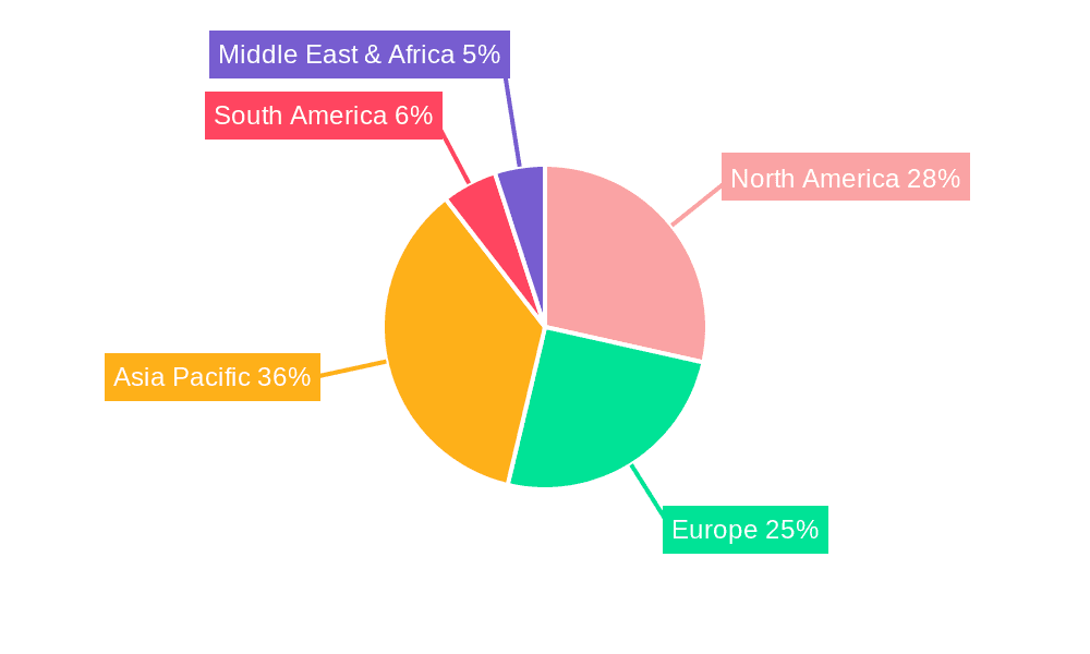 Claw Machine Market Share by Region - Global Geographic Distribution