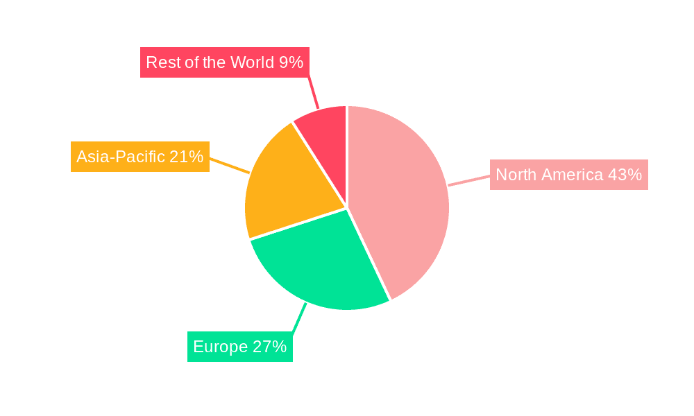 Clinical Decision Support Systems Market Market Share by Region - Global Geographic Distribution