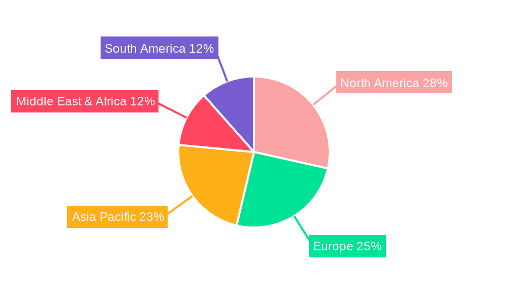 Clinical Immunofluorescence Analyzer Market Share by Region - Global Geographic Distribution