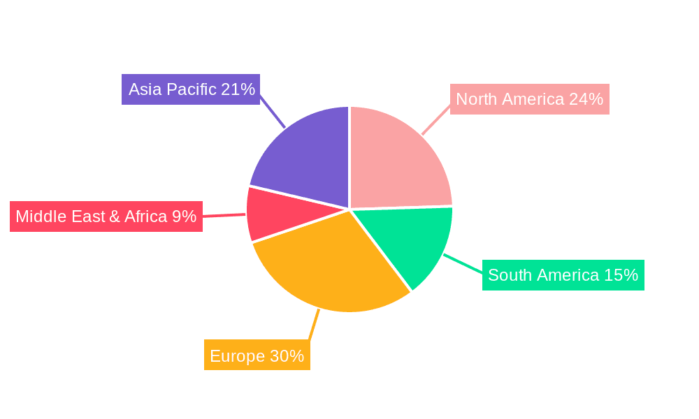 Cocoa Extracts Market Share by Region - Global Geographic Distribution