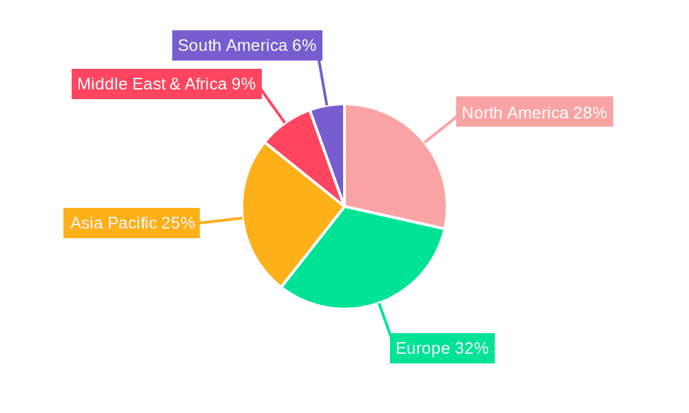 Commercial Luxury Doors Market Share by Region - Global Geographic Distribution