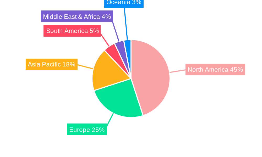 Composite Decking Material Market Share by Region - Global Geographic Distribution