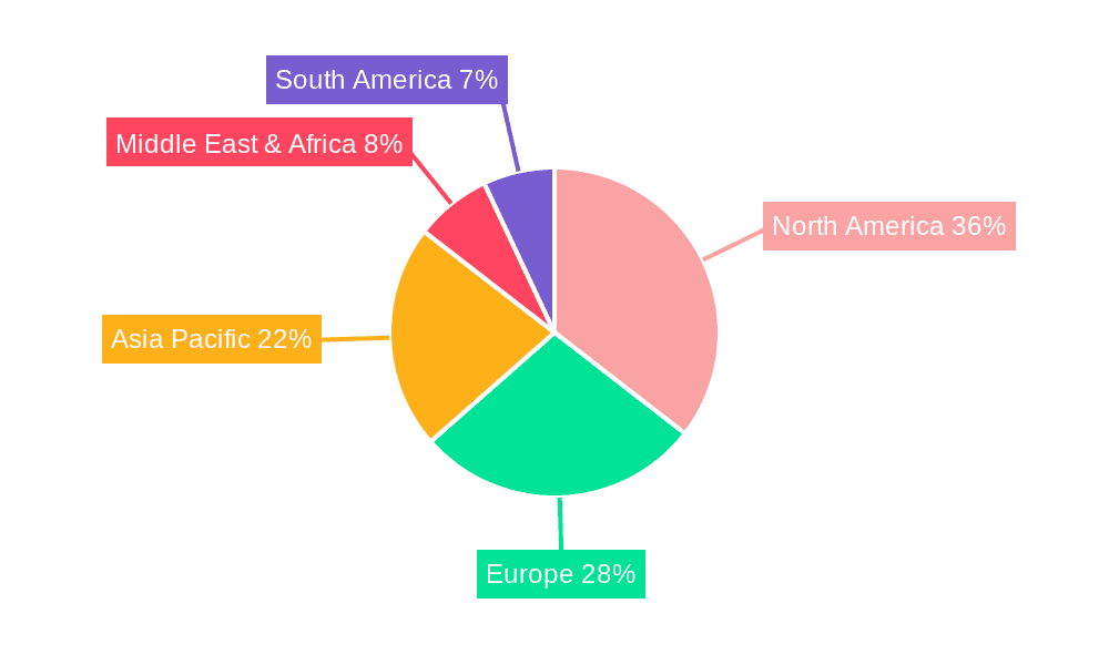 Connected Worker Platforms Market Share by Region - Global Geographic Distribution