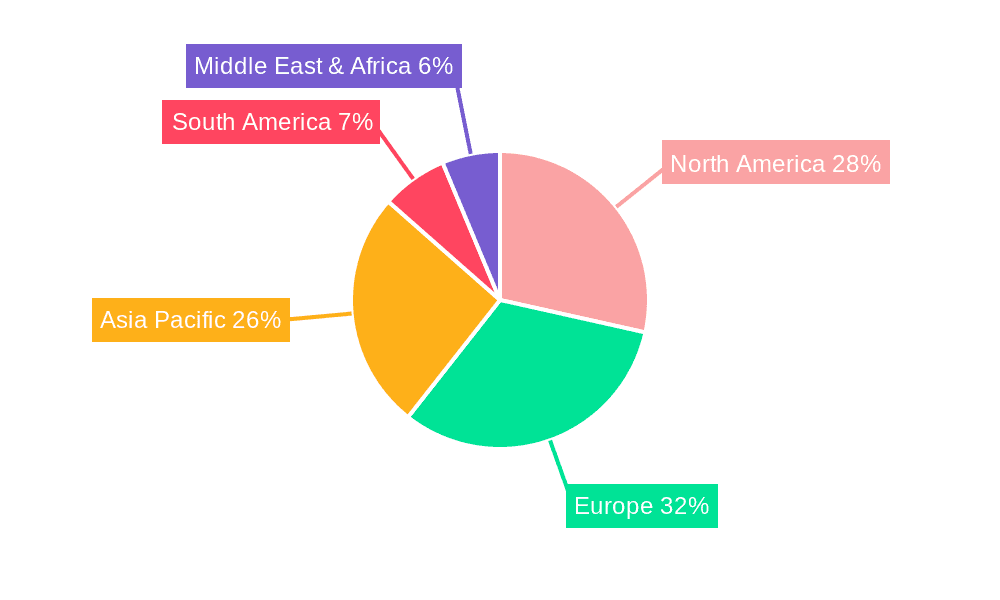 Construction & Demolition Waste Recycling Market Share by Region - Global Geographic Distribution