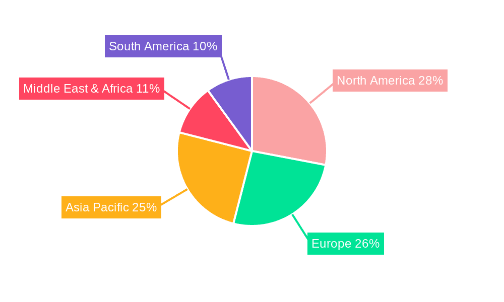 Consumer Electronics Recycling Service Market Share by Region - Global Geographic Distribution