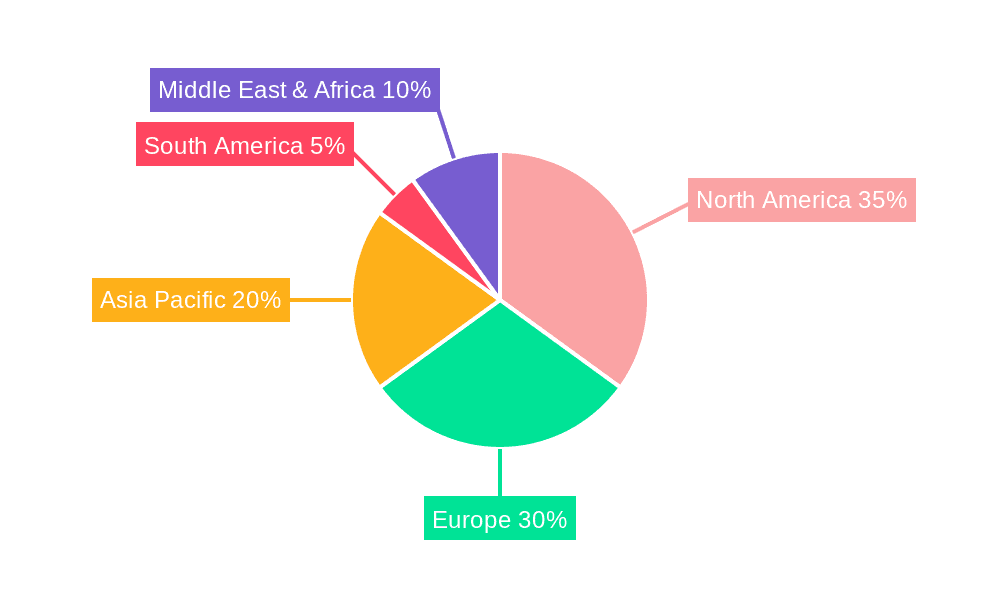 Corporate Strategy Consulting Services Market Share by Region - Global Geographic Distribution