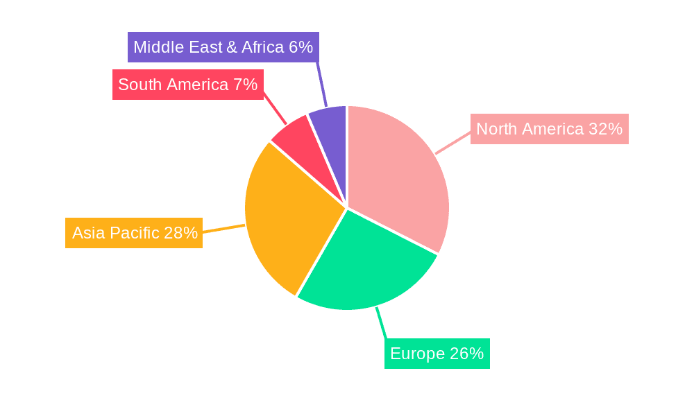 Countertop Pizza Warmers and Merchandiser Market Share by Region - Global Geographic Distribution