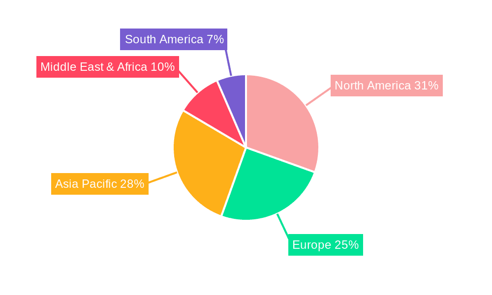 Crawler Mounted Drilling Rig Market Share by Region - Global Geographic Distribution