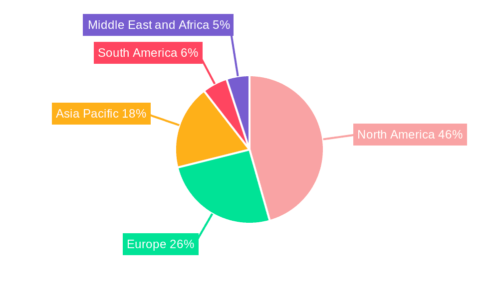 Cruise Ship Market Market Share by Region - Global Geographic Distribution